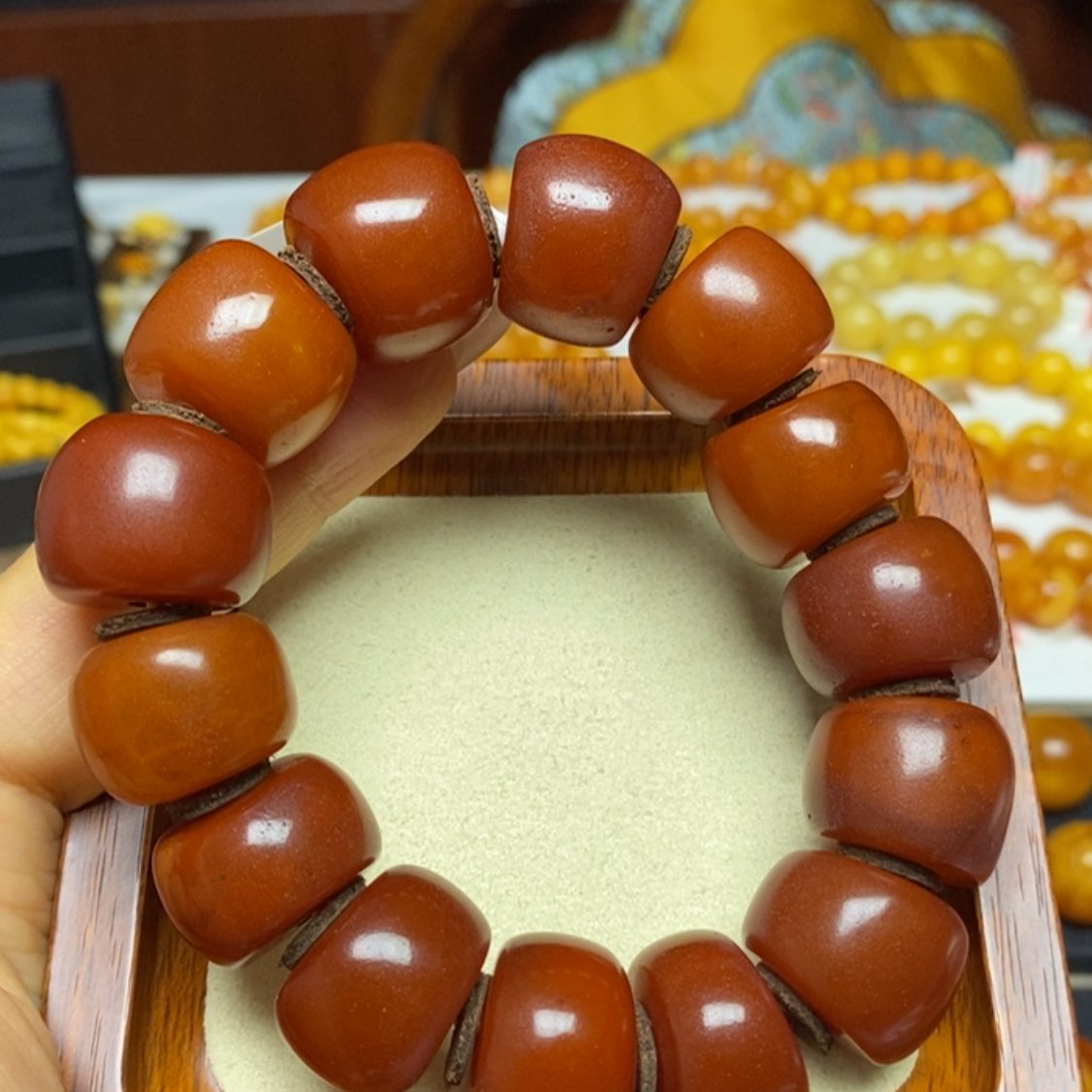 【闪购商品】蜜蜡手链未镶嵌手串