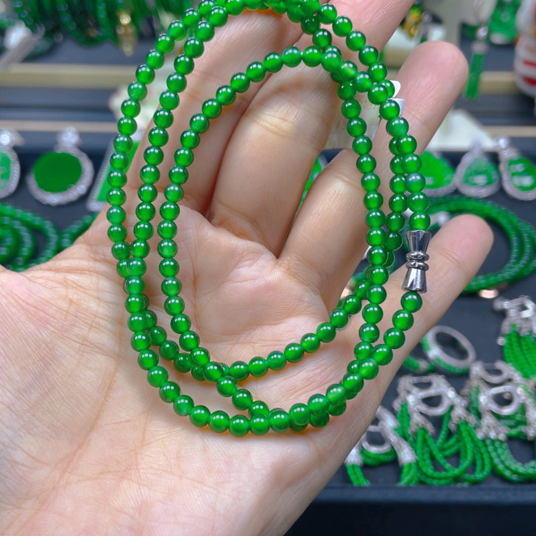 颈饰未镶嵌翡翠道****）项链4