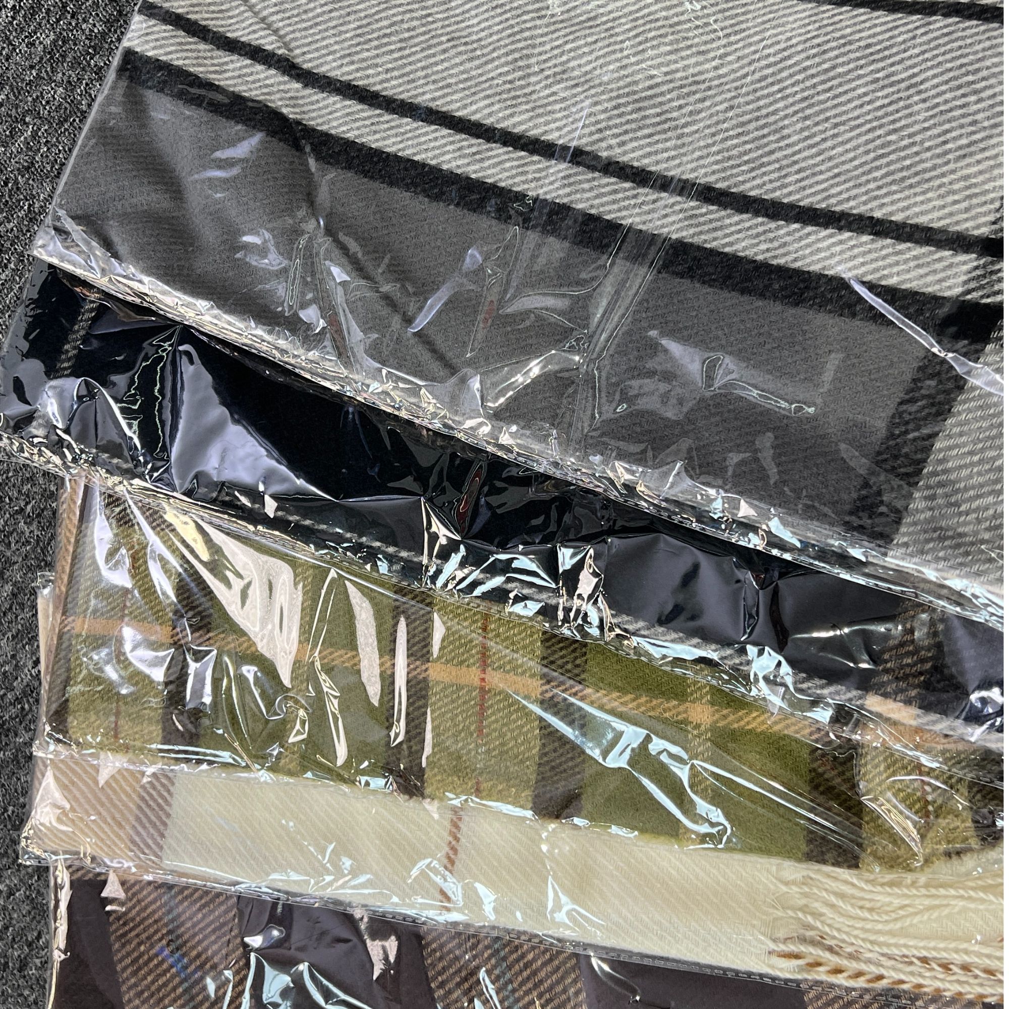 欧美风保暖格子波西米亚风围巾潮流牛仔女童披肩百搭