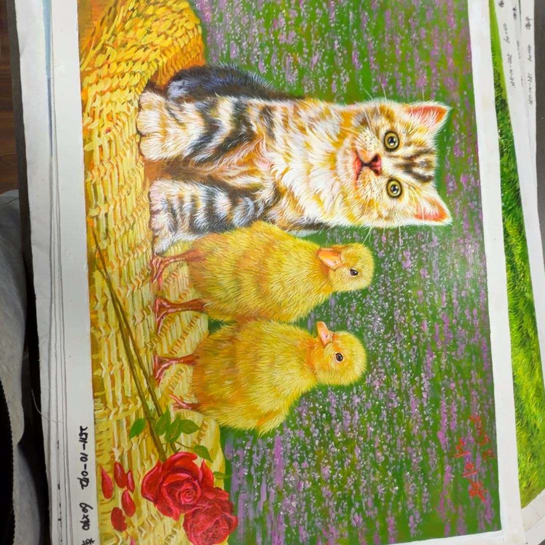 油画加油加油努力加油努力