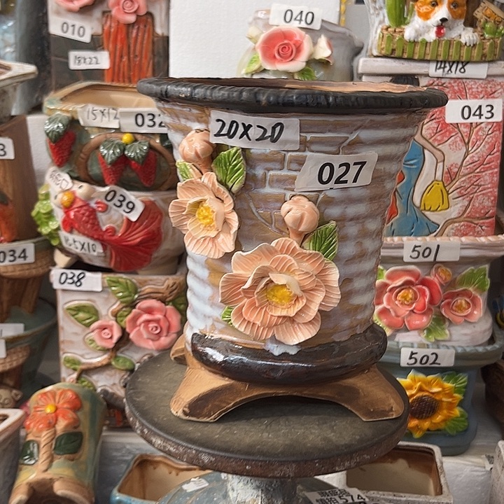 S***E粗陶材质多肉花盆