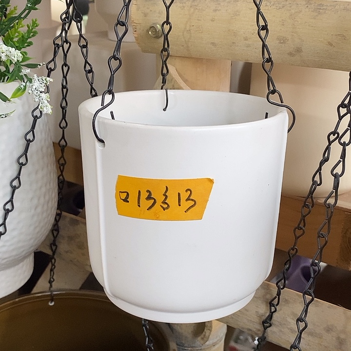 陶盆有孔 瑕疵针孔漏釉介意勿拍外口 13外高13