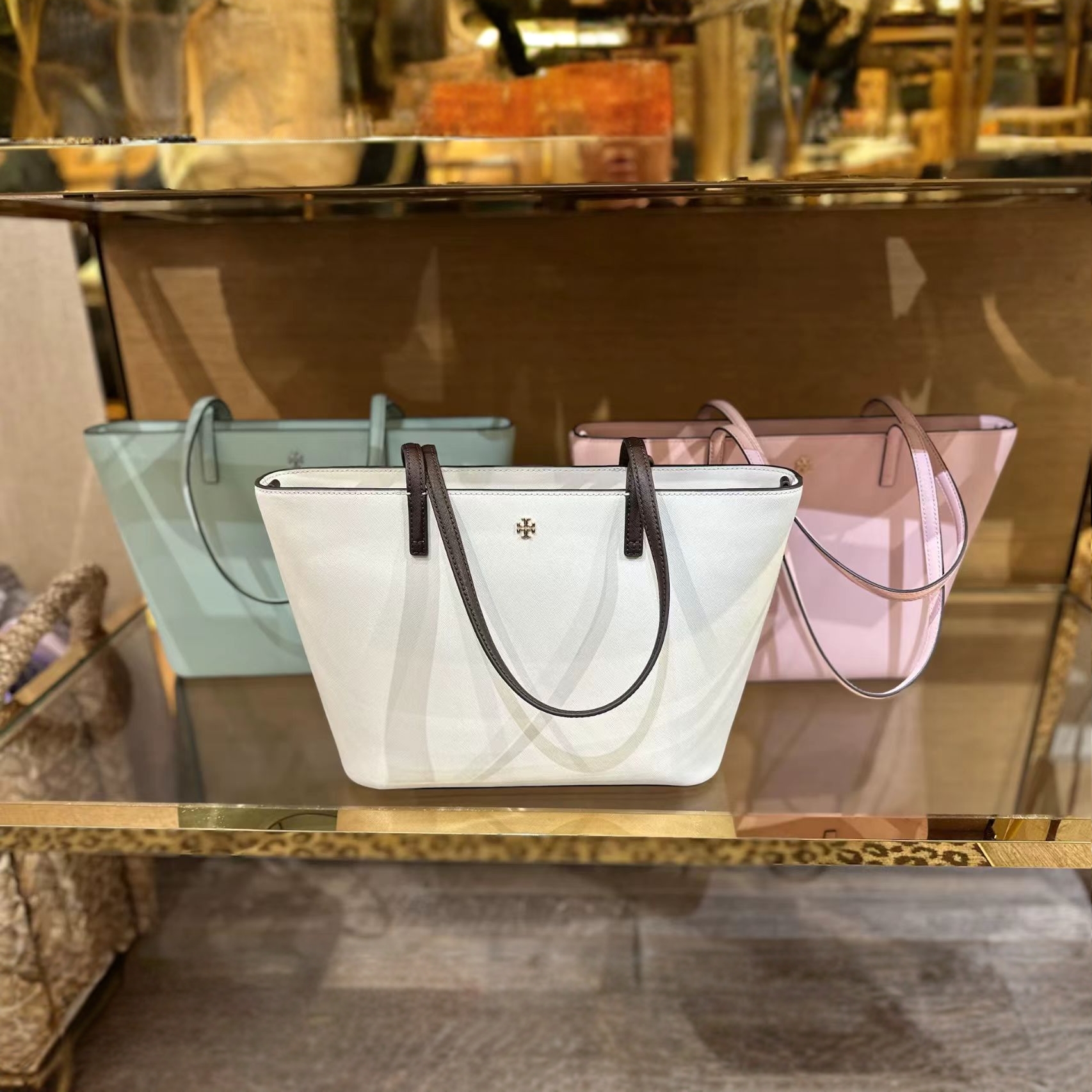 ToryBurch/汤丽柏琦 EMERSON 小号托特单肩包 30*10*25