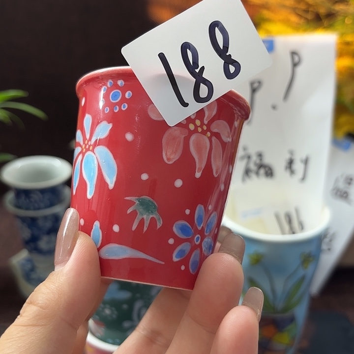 杯子影青·器度景德镇手工手绘茶杯188