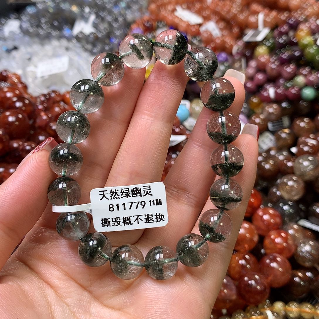 水晶手链未镶嵌，