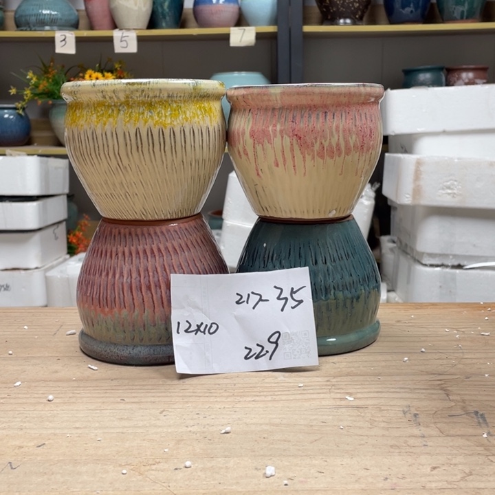 紫砂花盆多肉花盆微瑕35