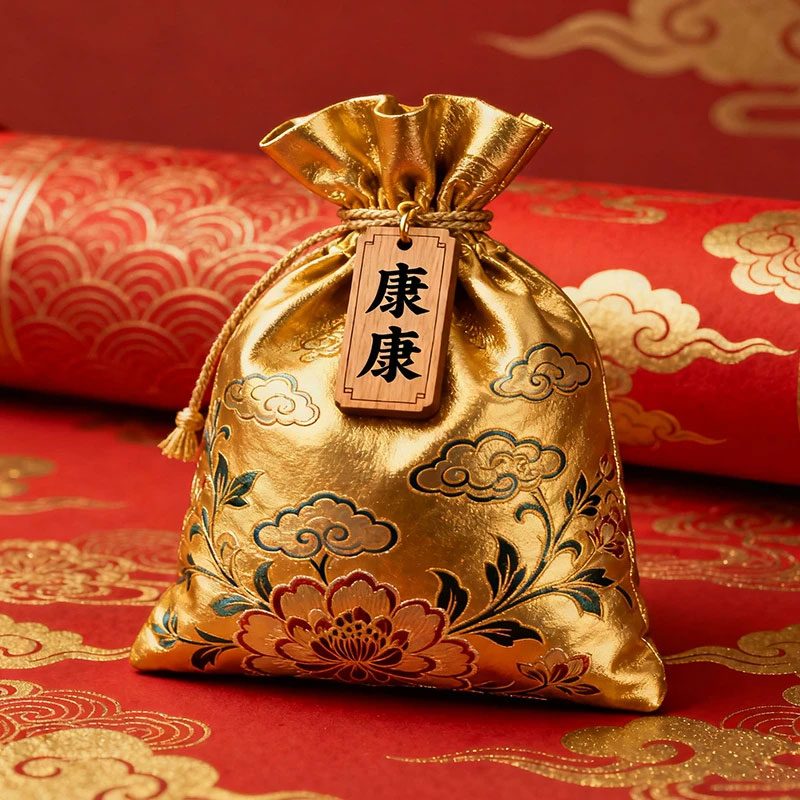 2号康康 手绘卡  生肖贴福卡