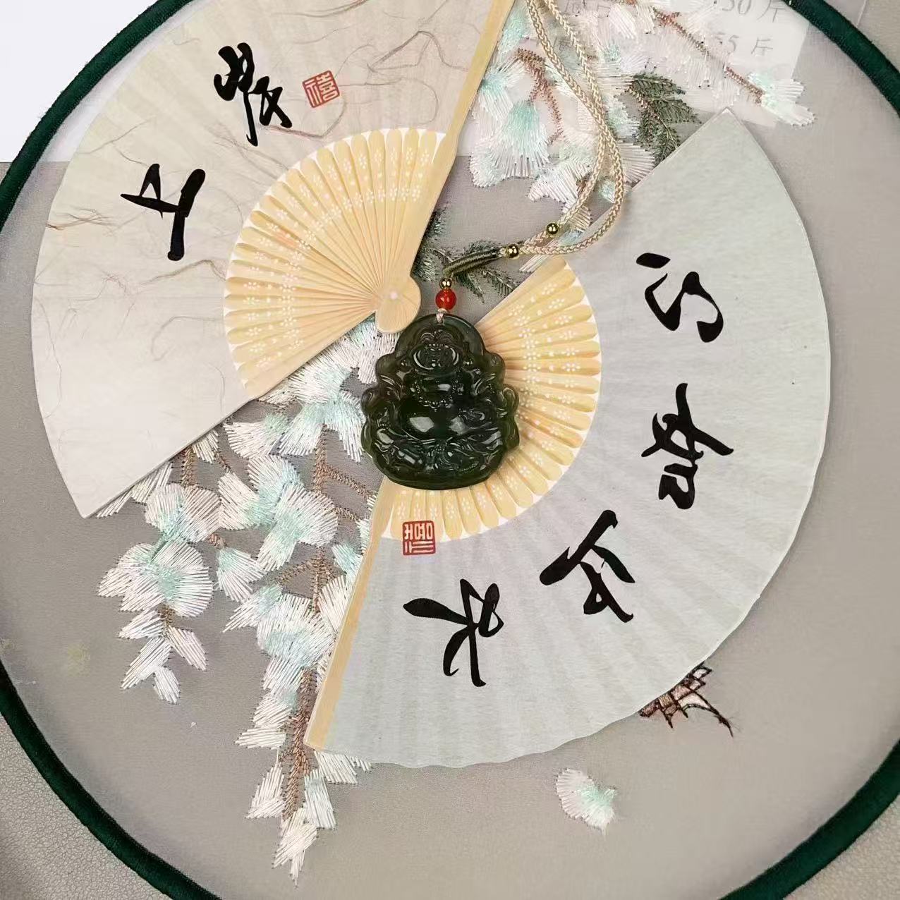 AA冰清弥勒佛吊坠 多样性发货拍一单发一个