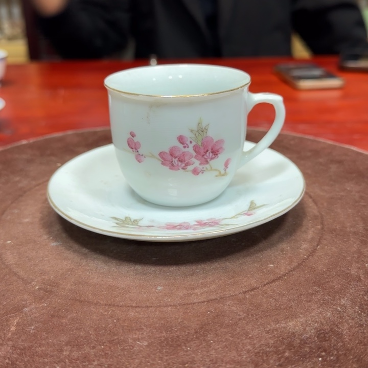 用***3陶景德镇陶瓷咖啡杯碟