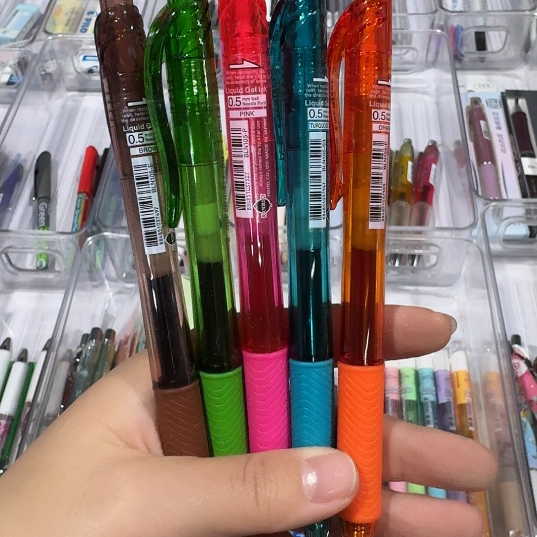 便携式派通中性笔五只