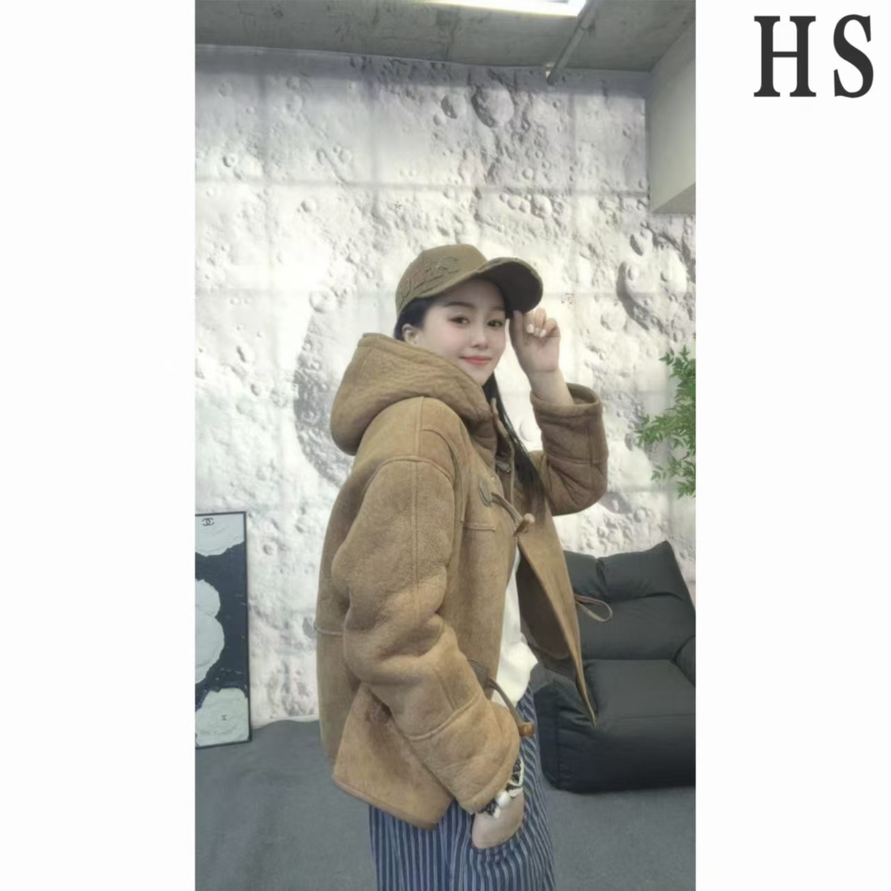 JZ皮草[2328]早春冬季新款羊皮皮毛一体