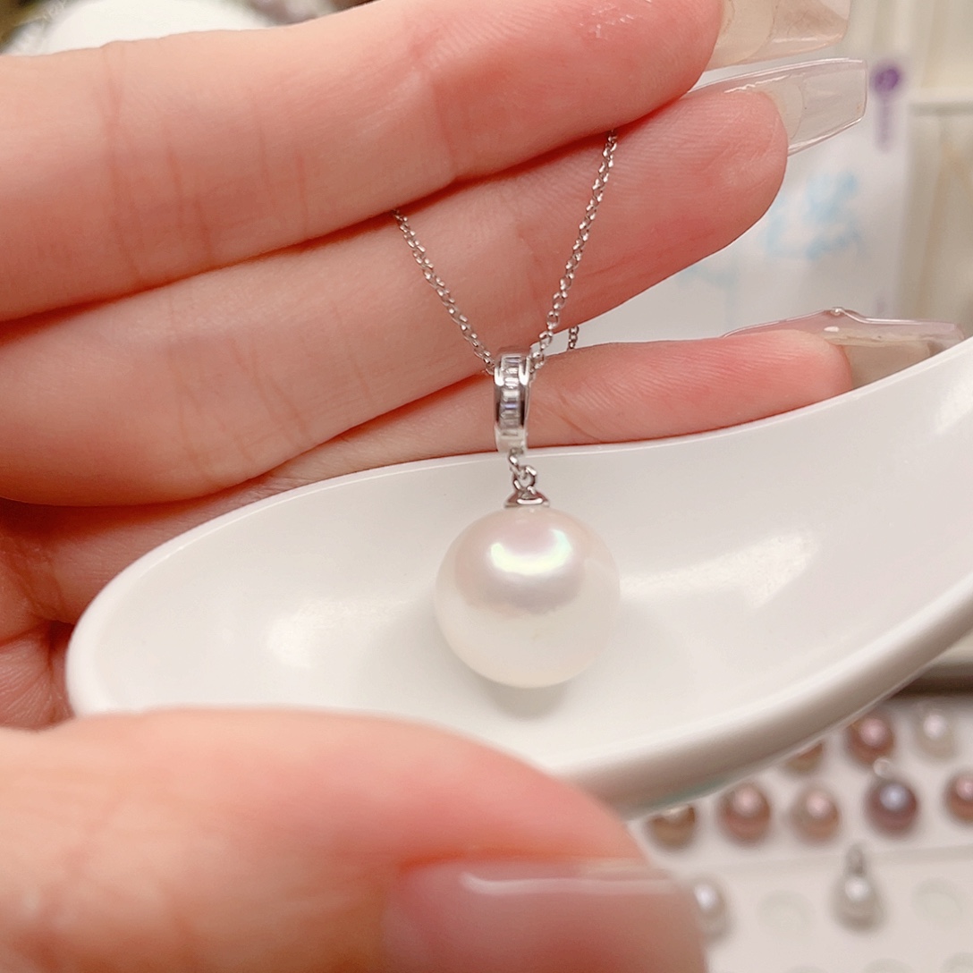 淡水珍珠吊坠(赠链)合金