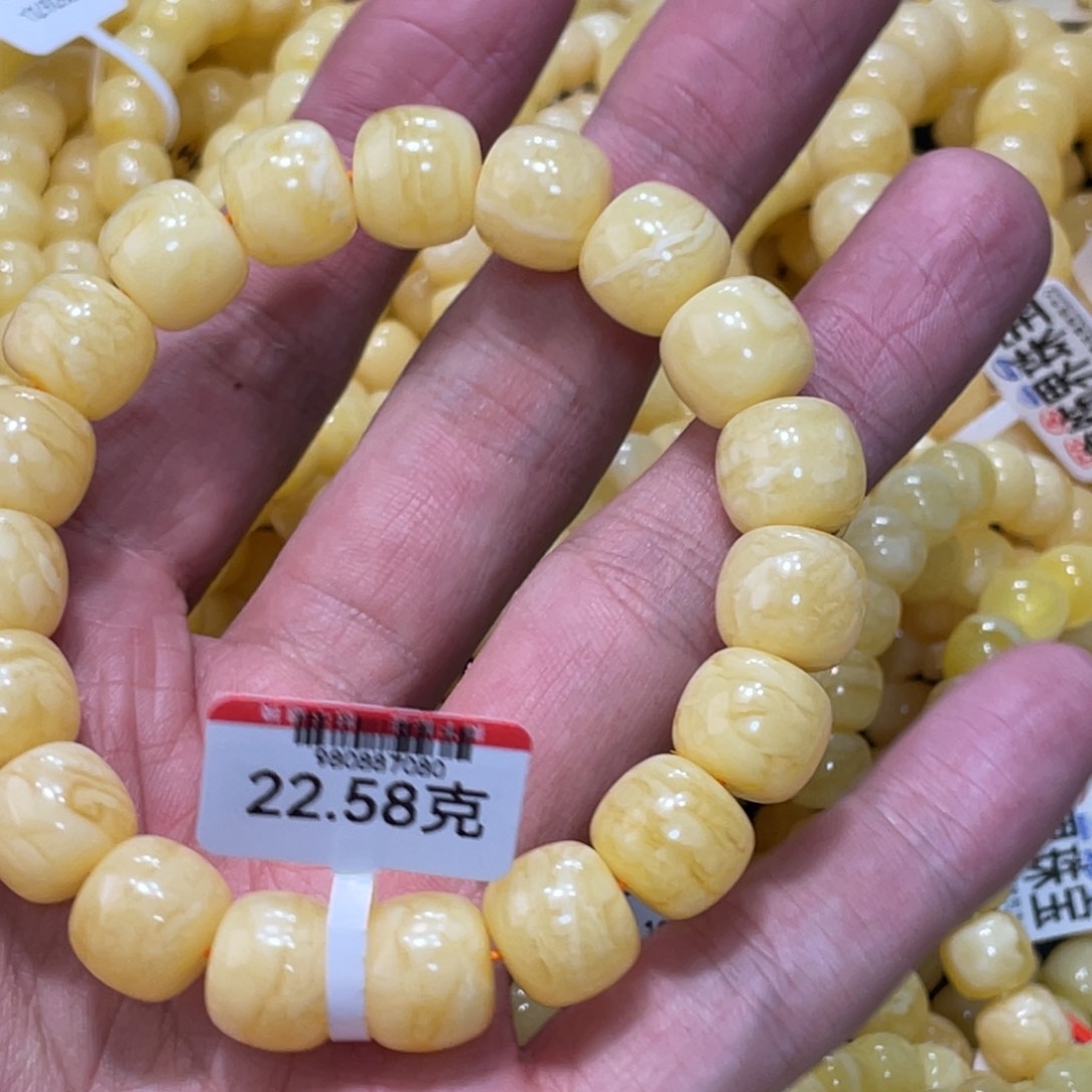 蜜蜡手链未镶嵌蜜蜡