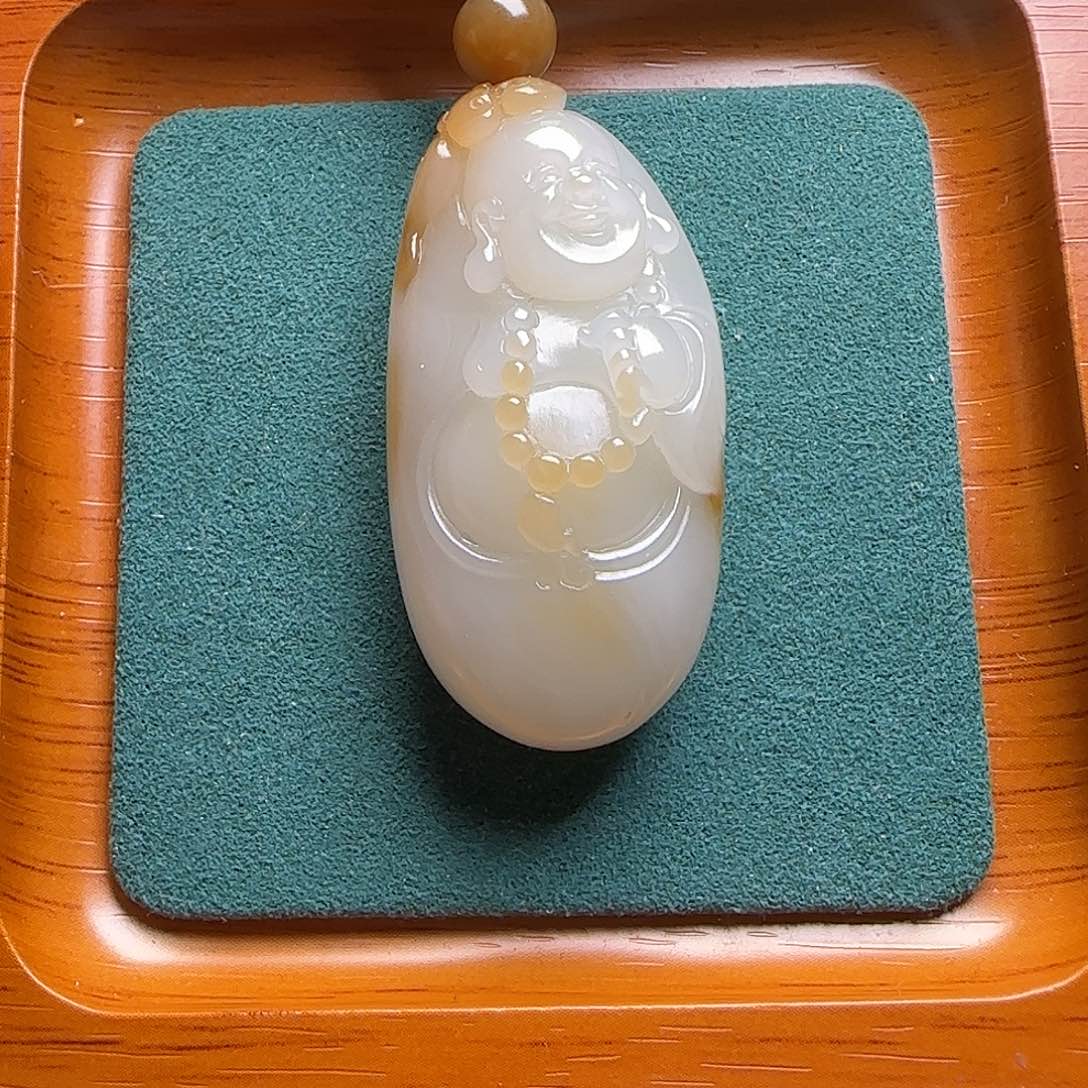 和田玉（糖玉）颈饰未镶嵌S**o