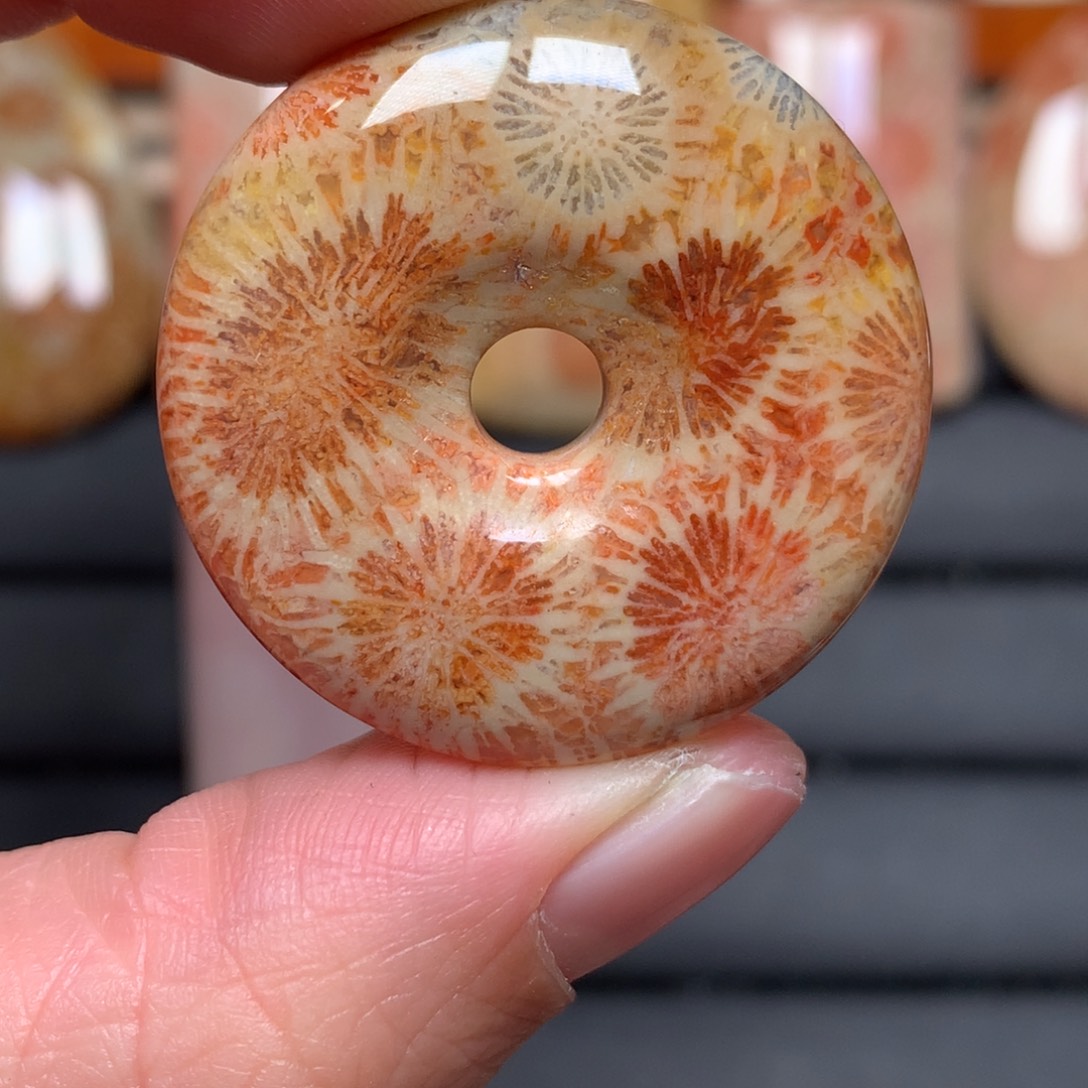 宝***碗硅化玉未镶嵌吊坠无事牌平安扣手牌