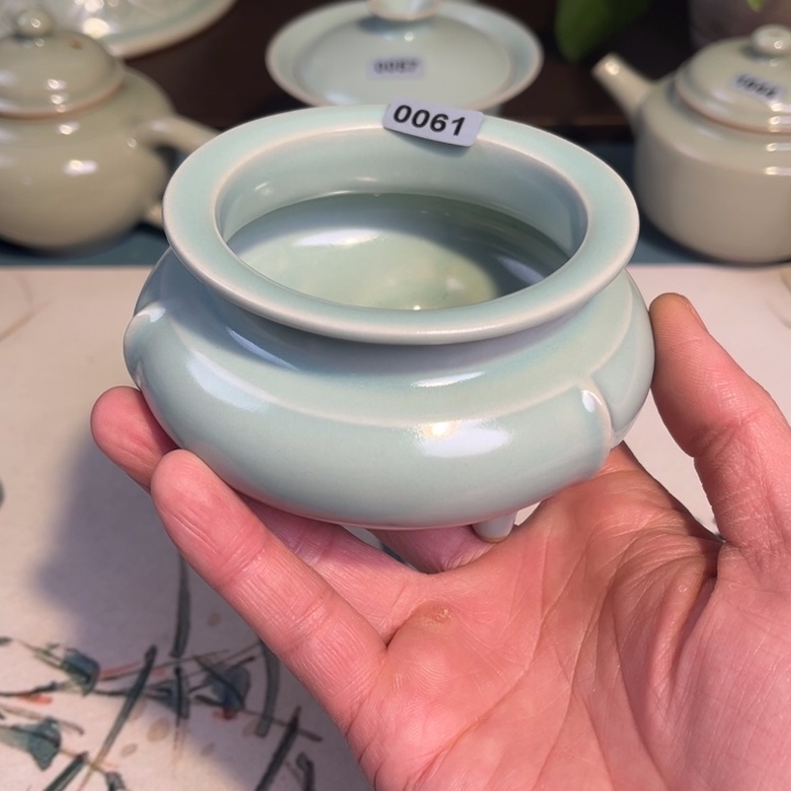 瓷杯子0061 青鸾汝瓷汝州发货