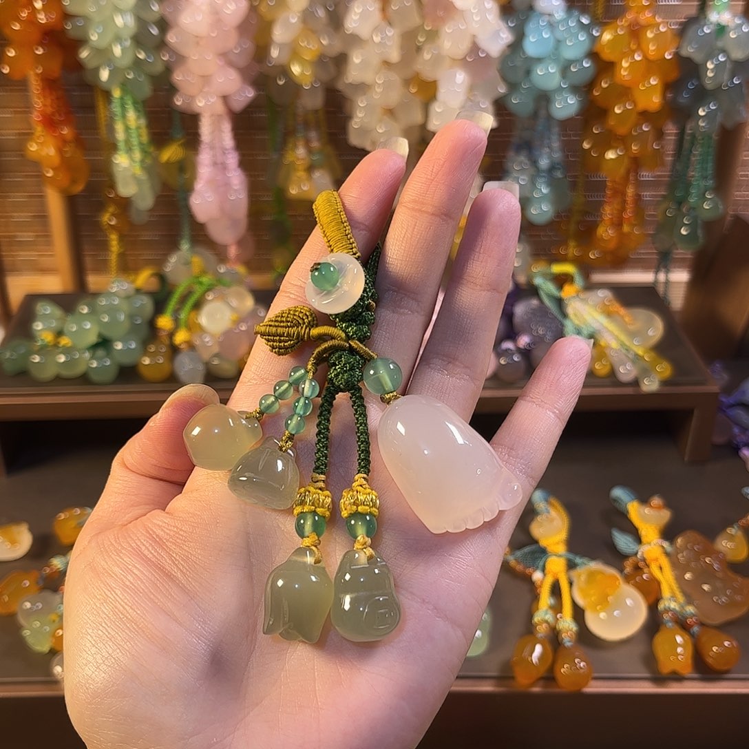 玛瑙/玉髓未镶嵌车挂