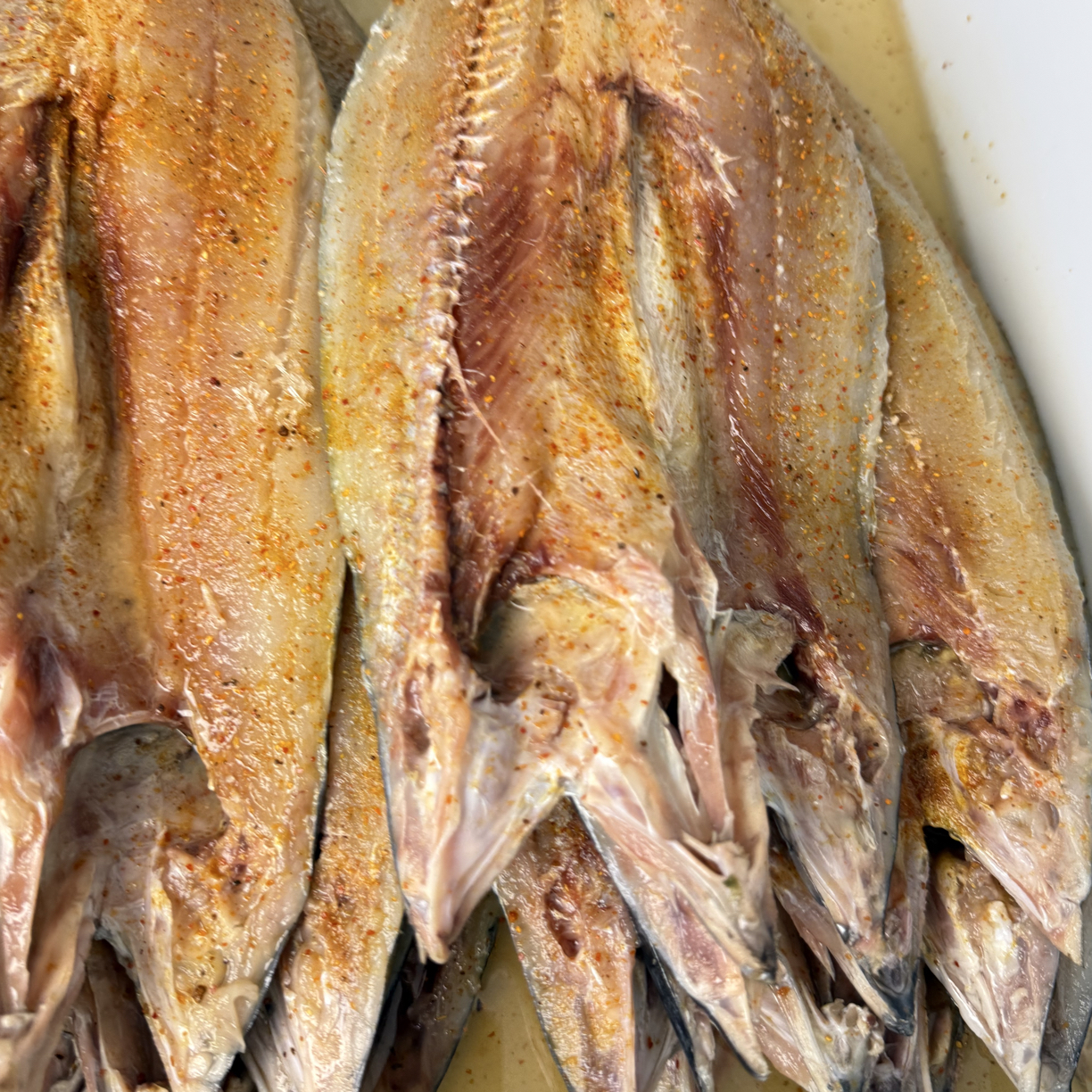 渤海湾咸鲅鱼，一卤咸鲅鱼，（毛重一斤半左右）