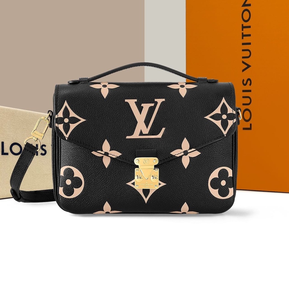 99新 LouisVuitton/路易威登 芯片黑白大花邮差