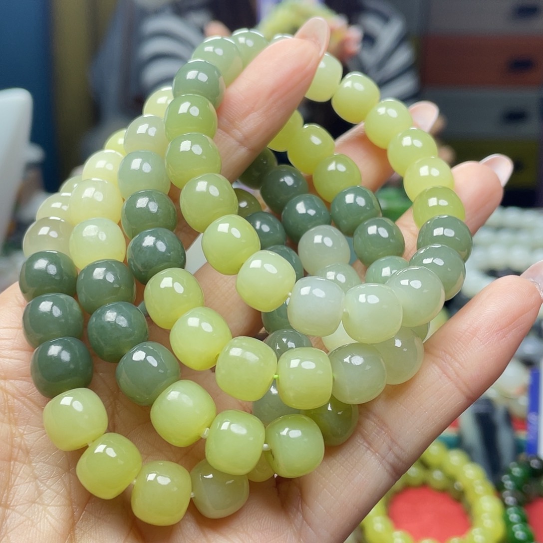未镶嵌手链和田玉拍一发一，多样性发货
