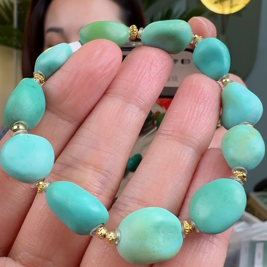 绿松石珠宝奇石未镶嵌