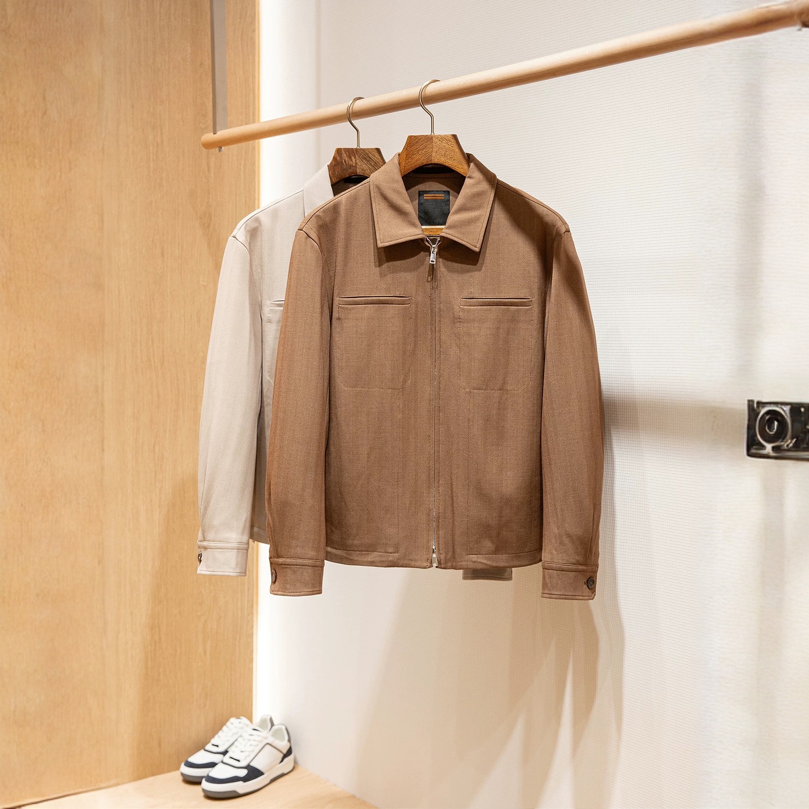 TOM FFIOR【Z*2w+】高奢系列！时尚抗皱免熨翻领行政款夹克外套9937