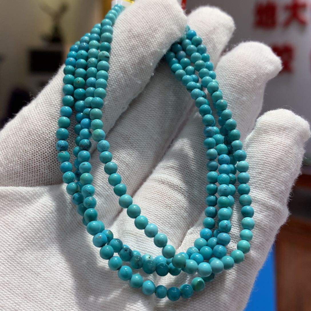 绿松石长链未镶嵌