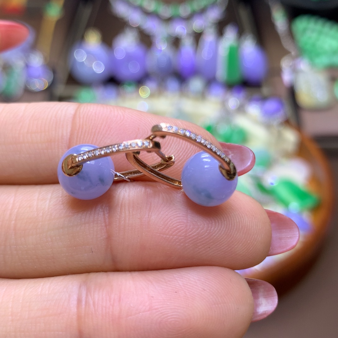 【闪购商品】翡翠颈饰18K金镶嵌翡翠