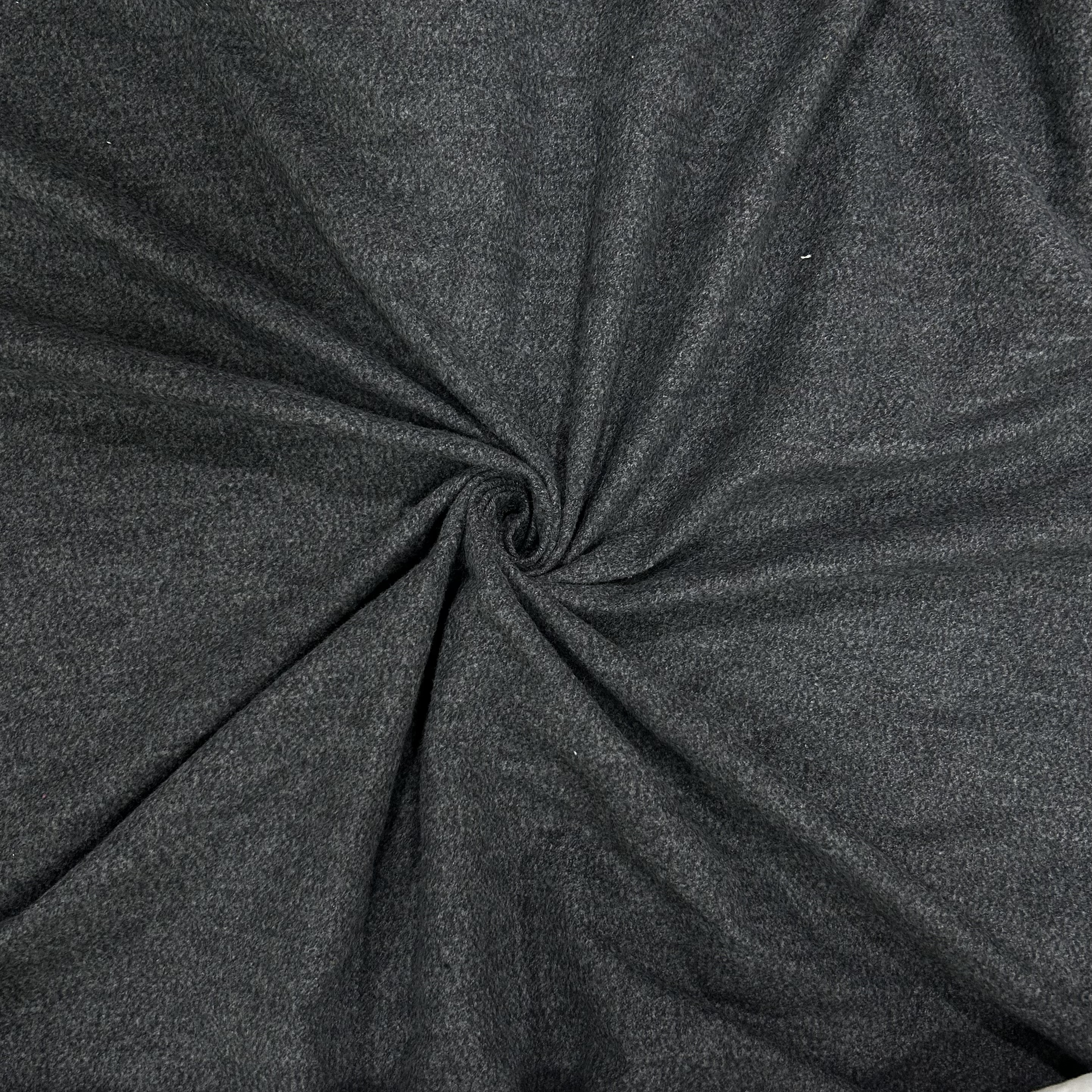 232-雪花加绒黑灰色 纯棉面料 厚款 柔和亲肤 精梳精纺 多拍连裁