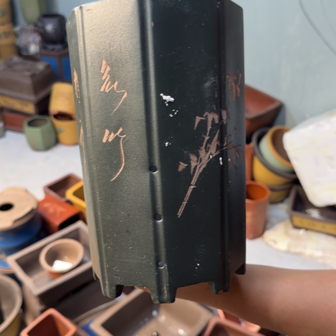 紫砂花盆口径15.25口径