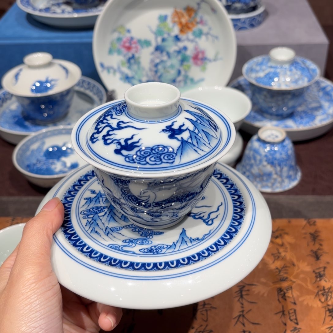 瓷片景德镇纯手工手绘