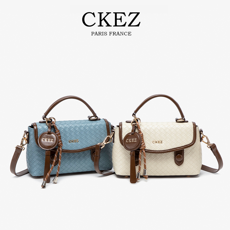CKEZ/上新气质女士轻奢女款夏天单肩斜挎包手拎包百搭剑桥包包女