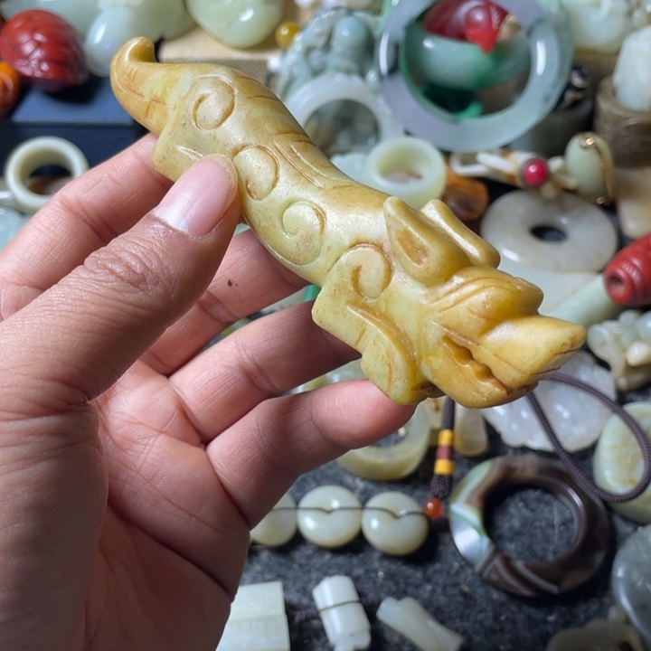 和田玉未镶嵌吊坠(不含链)
