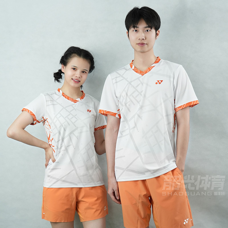 2025新款YONEX尤尼克斯YY羽毛球服运动T恤短袖1103525BCR/2103525