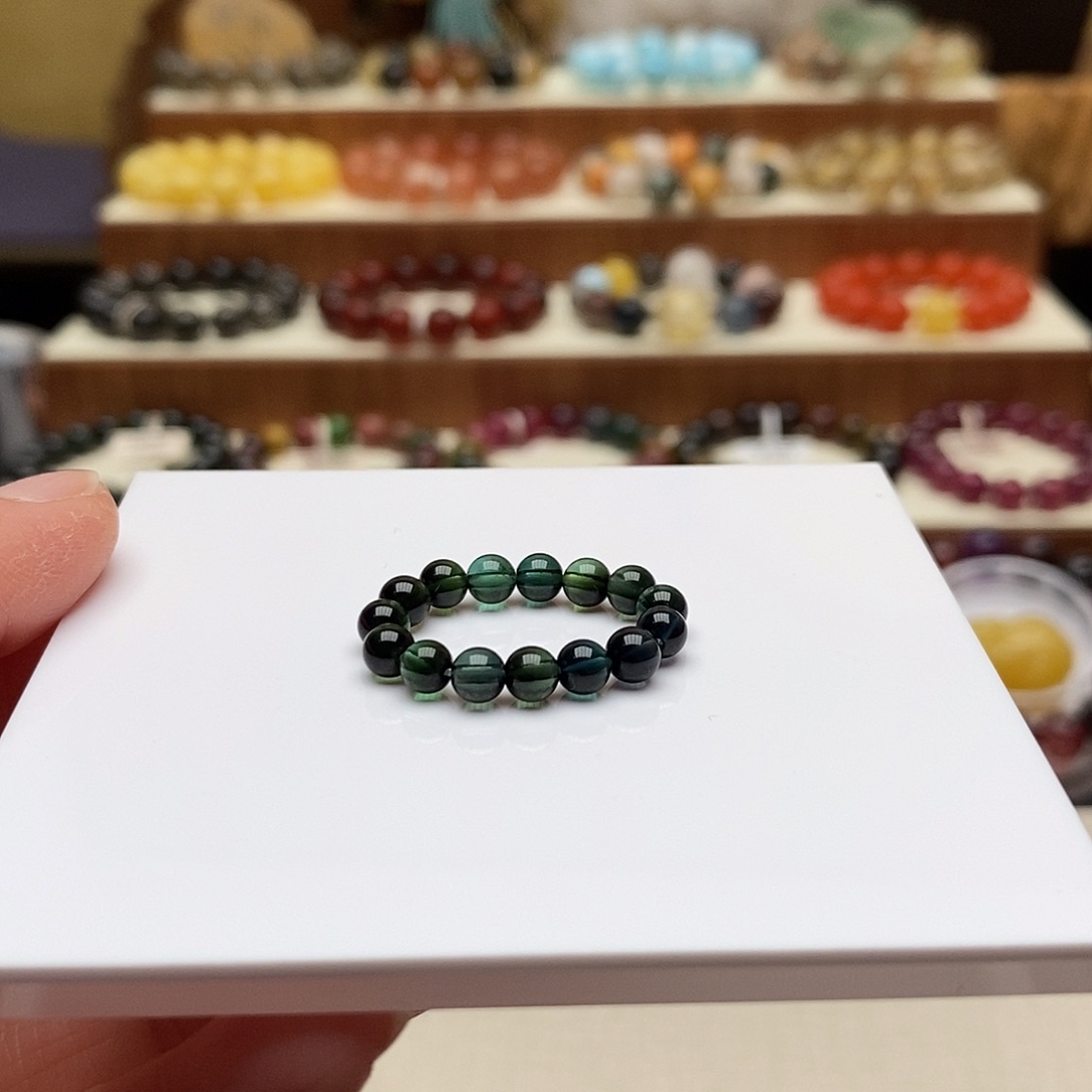 未镶嵌戒指碧玺戒指