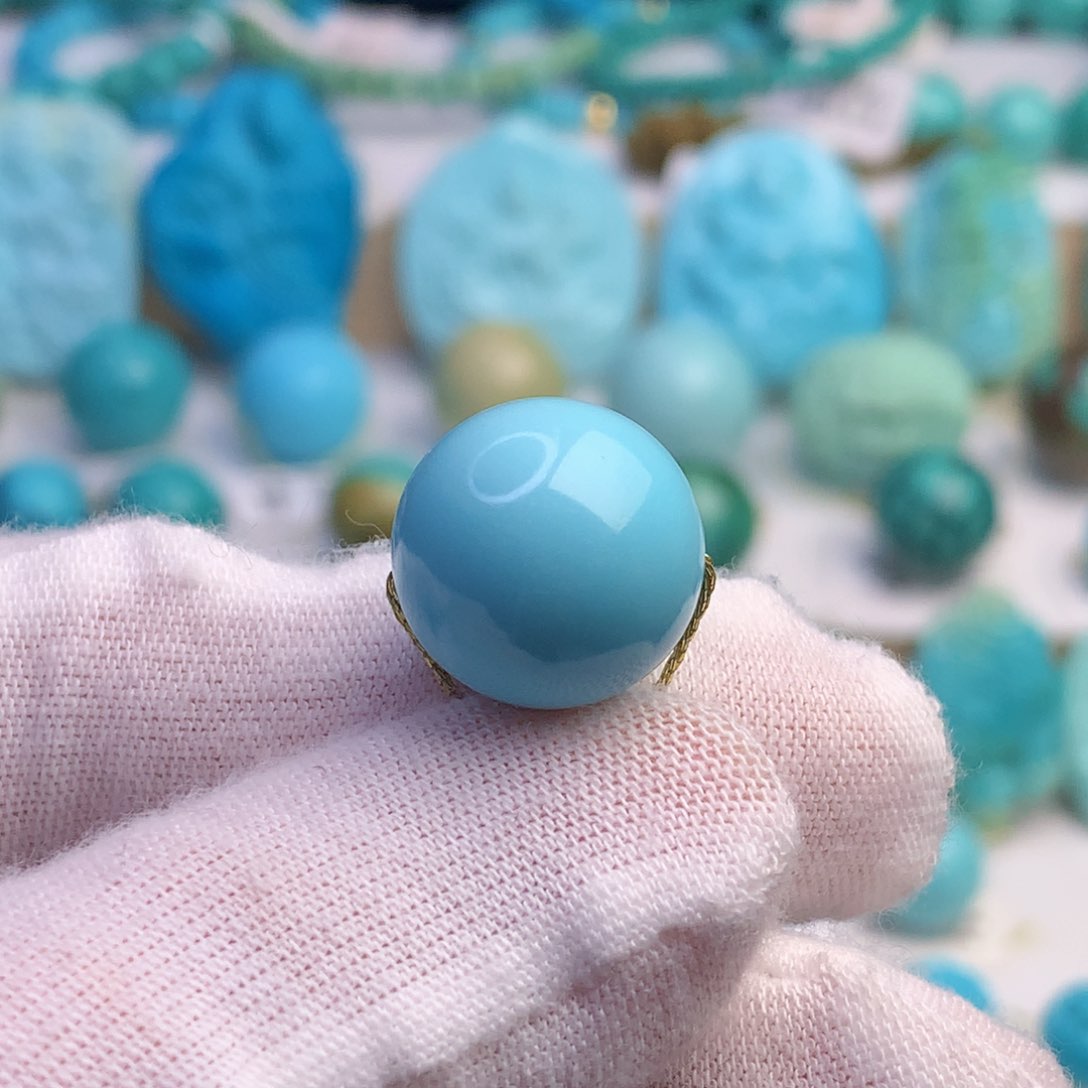 绿松石珠宝奇石未镶嵌