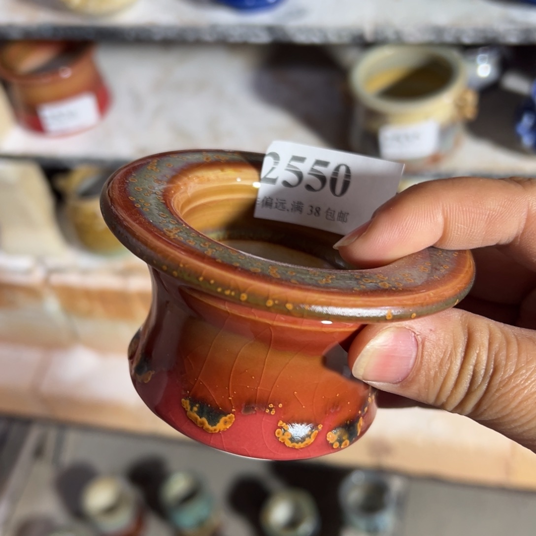 红陶景德镇手工花盆