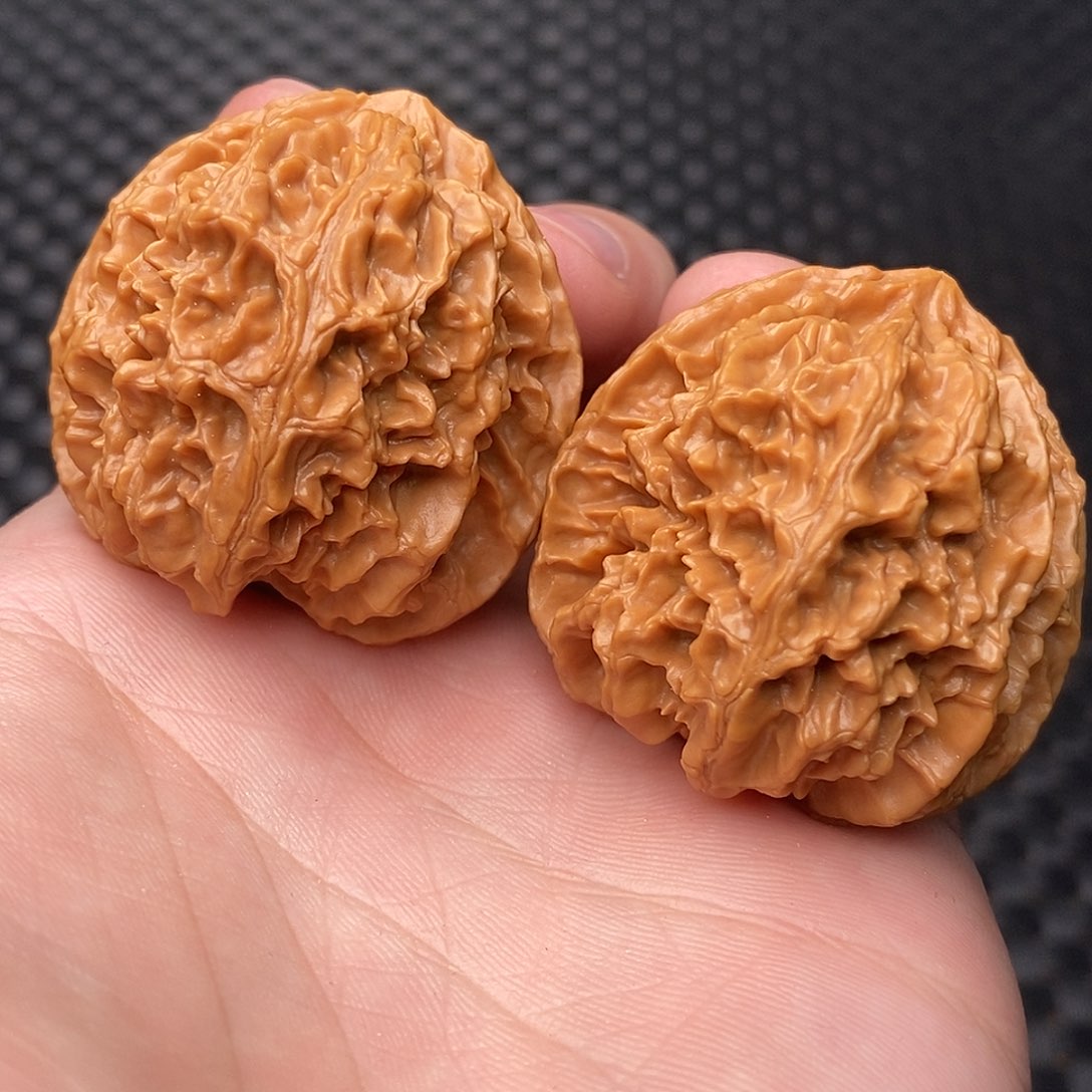 吊坠文玩核桃全品三角苹果38尺