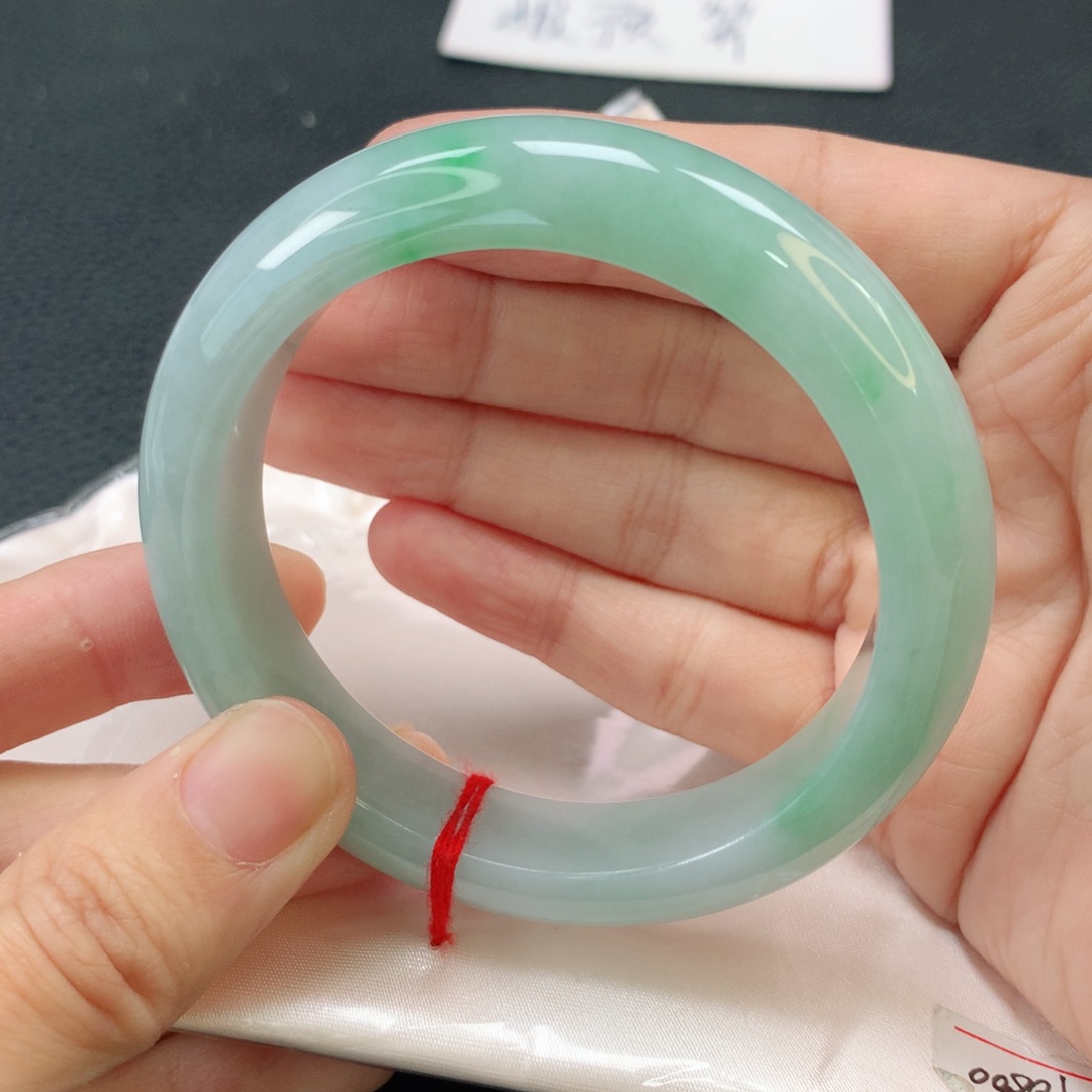 翡翠手镯未镶嵌缅甸55.5