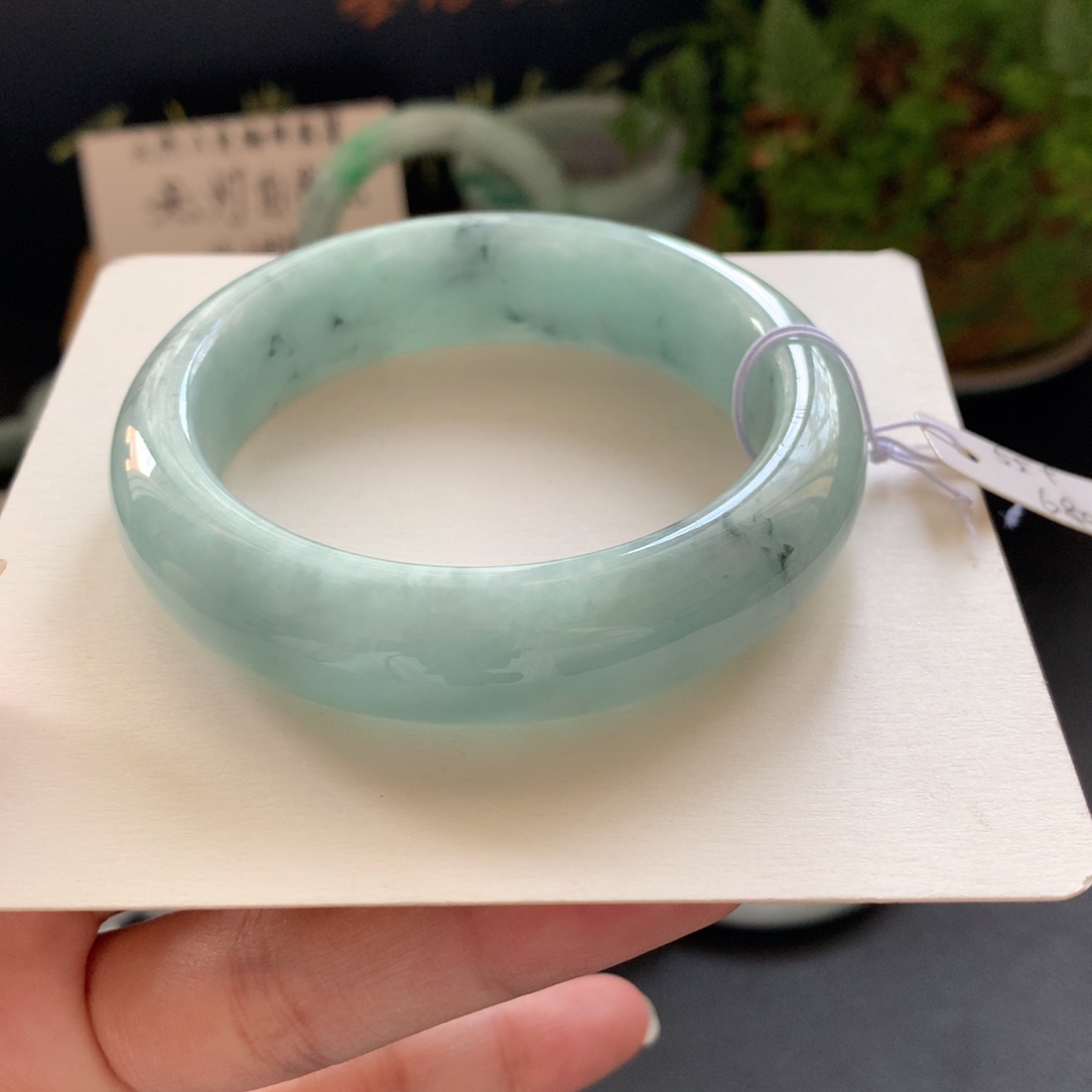 翡翠未镶嵌手镯7号48小时鉴赏期