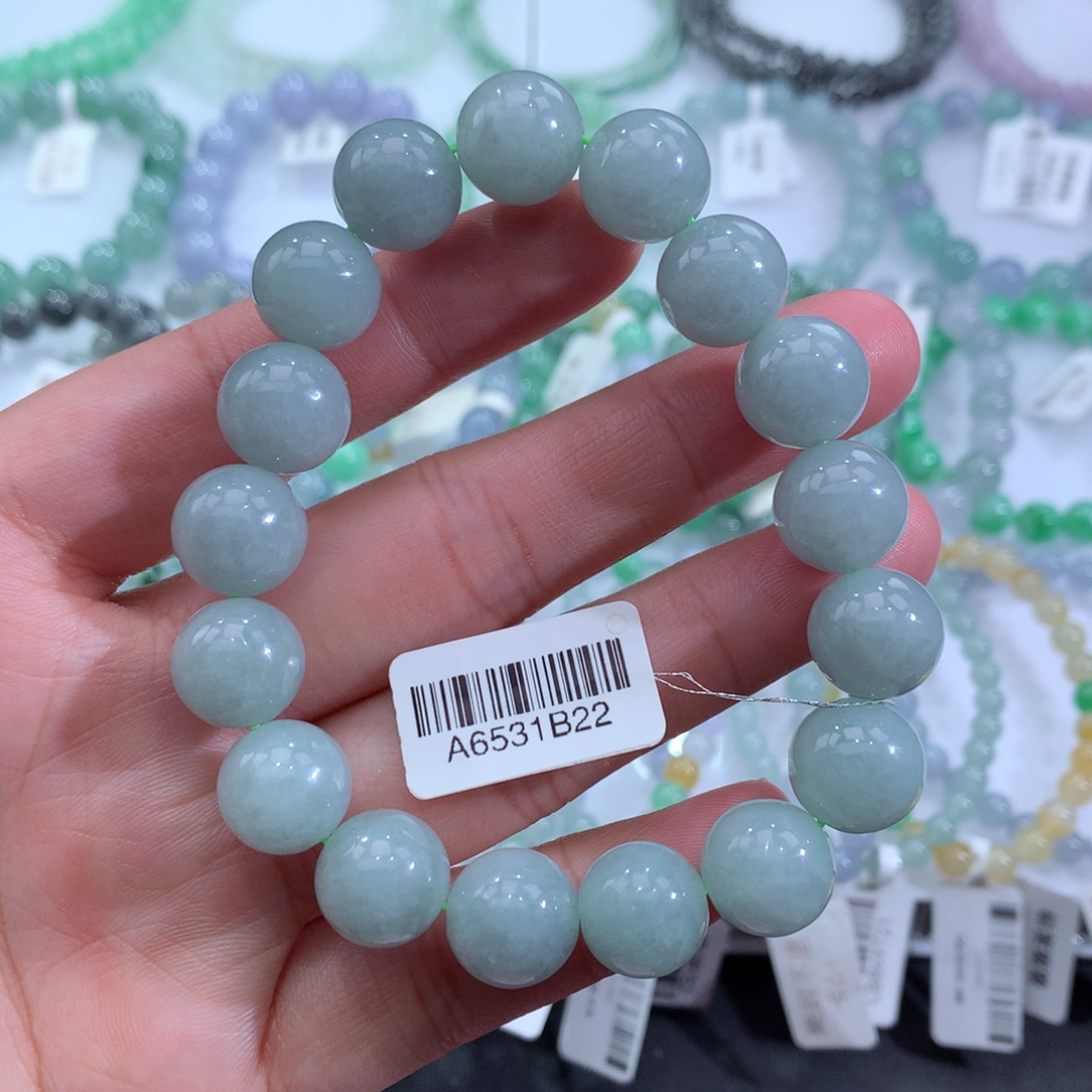 翡翠手链未镶嵌天然