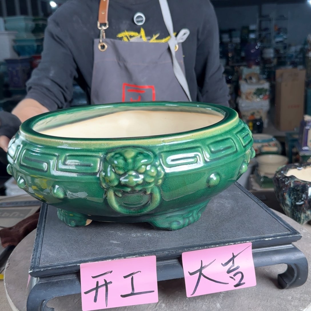 一风堂石湾花盆。微瑕007