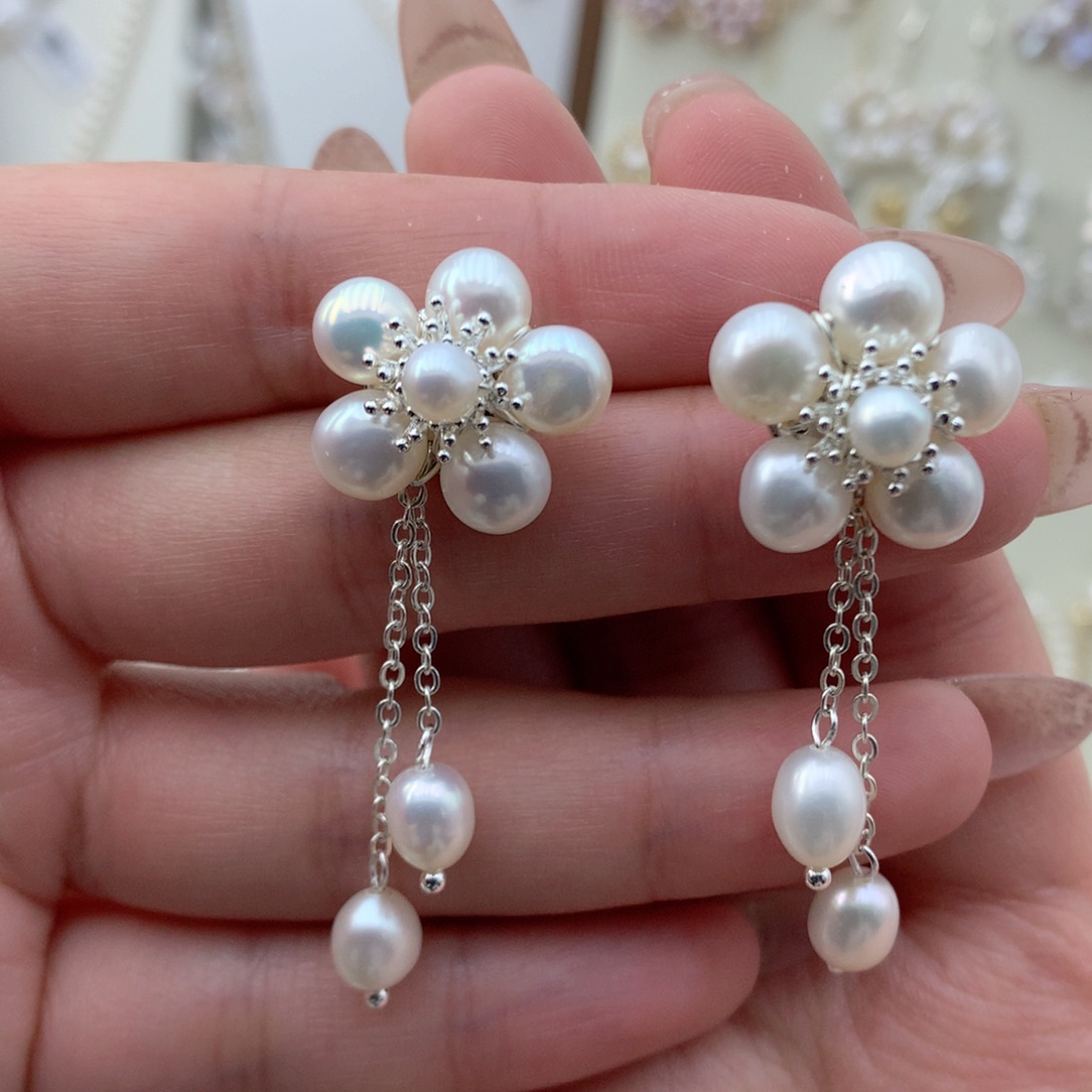 淡水珍珠合金颈饰