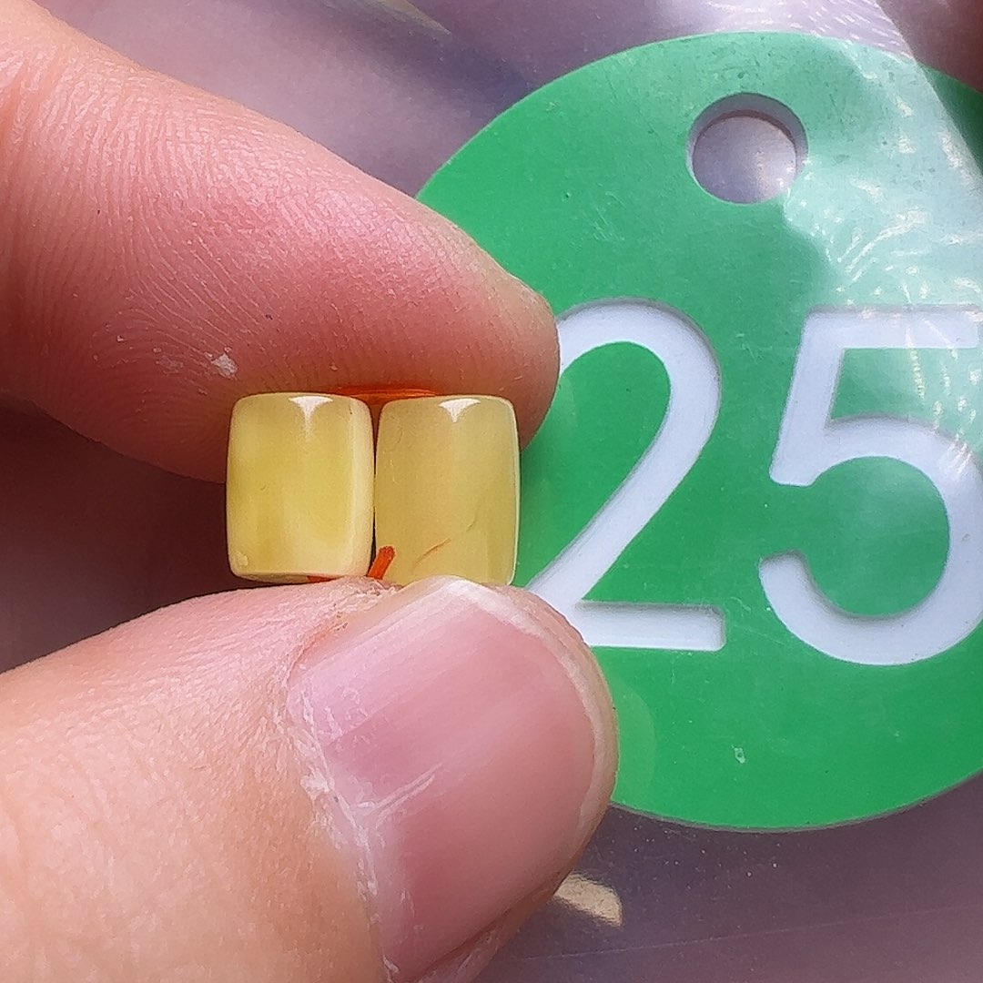 蜜蜡未镶嵌珠宝奇石5.5m m