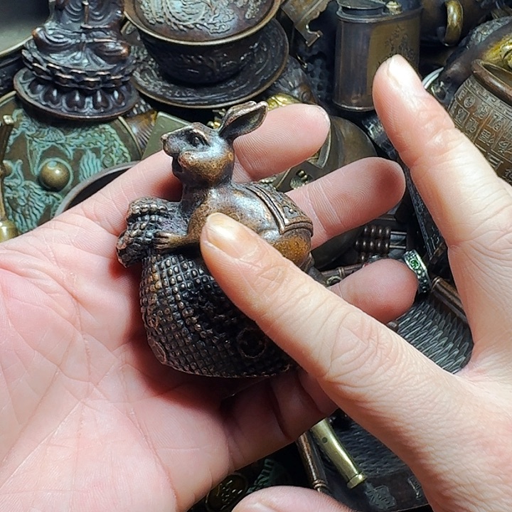 铜器摆件收收藏藏