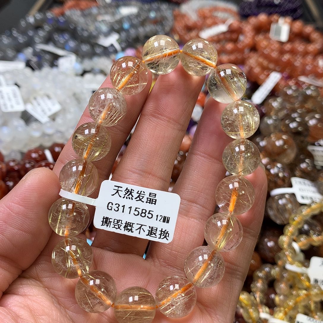 水晶手链未镶嵌，