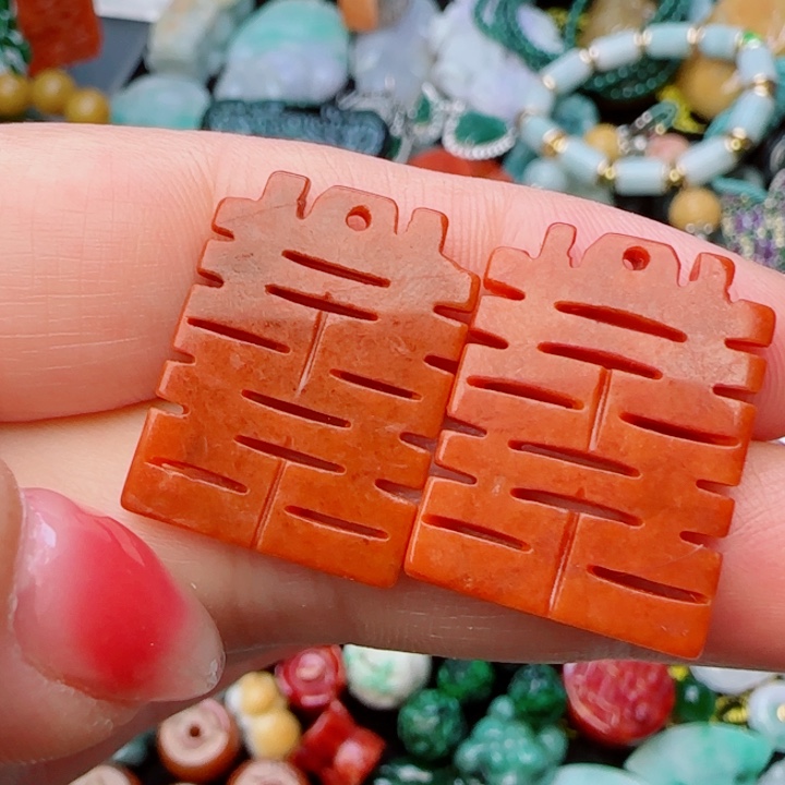 翡翠颈饰未镶嵌天然A货34