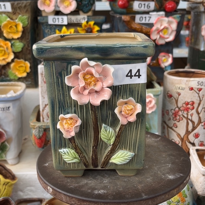 紫砂花盆粗陶材质多肉花盆