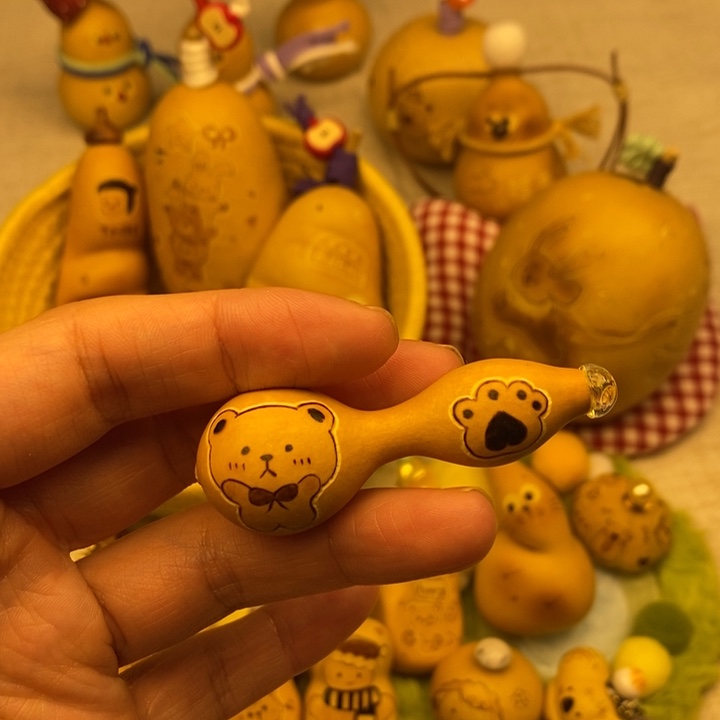 绕指 手工制作。   