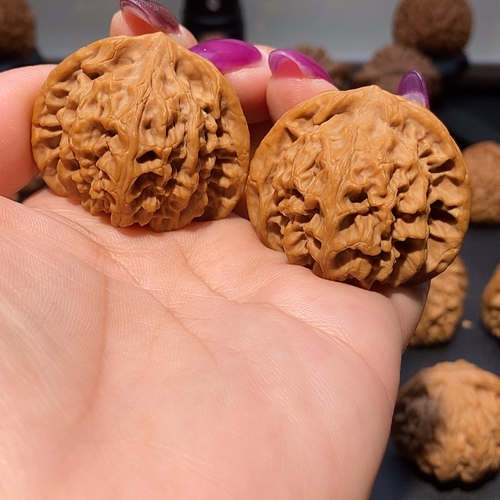 把件文玩核桃41原树野生渔阳公子